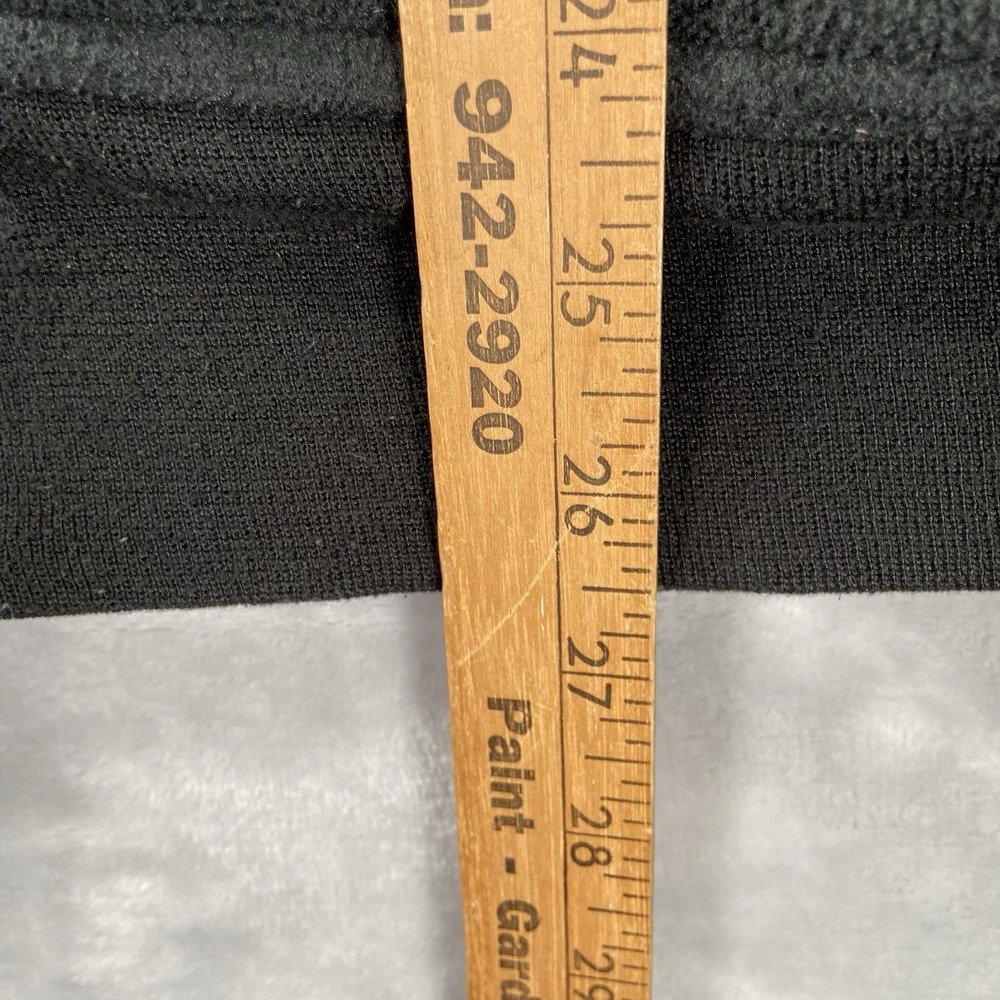 Polo Ralph Lauren Jacket men's Large Fleece Full Zip Packable Hood Bomber Black - Picture 15 of 16